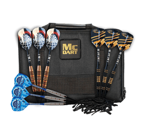 McDart Master Tasche mit 9 Soft Dartpfeilen und Zubehör