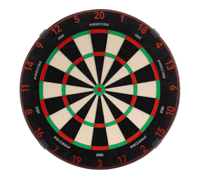 Precise 180 Endorphine Steeldartboard mit Nummernring - Faded Red