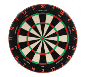 Precise 180 Endorphine Steeldartboard mit Nummernring - Inferno Red
