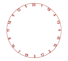 Precise 180 OnePiece Lasercut Zahlenring