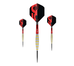 Red Dragon 50 Year Collection Chunky Stumpy 3 Steeldarts - 24g