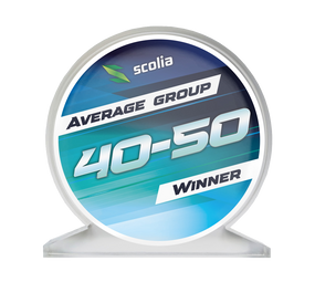 Scolia Acrylglas Pokal - Winner