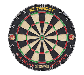 Target Dimitri Van Den Bergh Steeldartboard Set