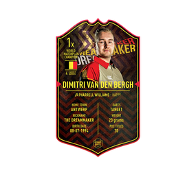 Ultimate Darts Card - Dimitri Van Den Bergh - Target