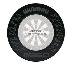 Winmau Blade 360 Dartboard Surround - Schwarz