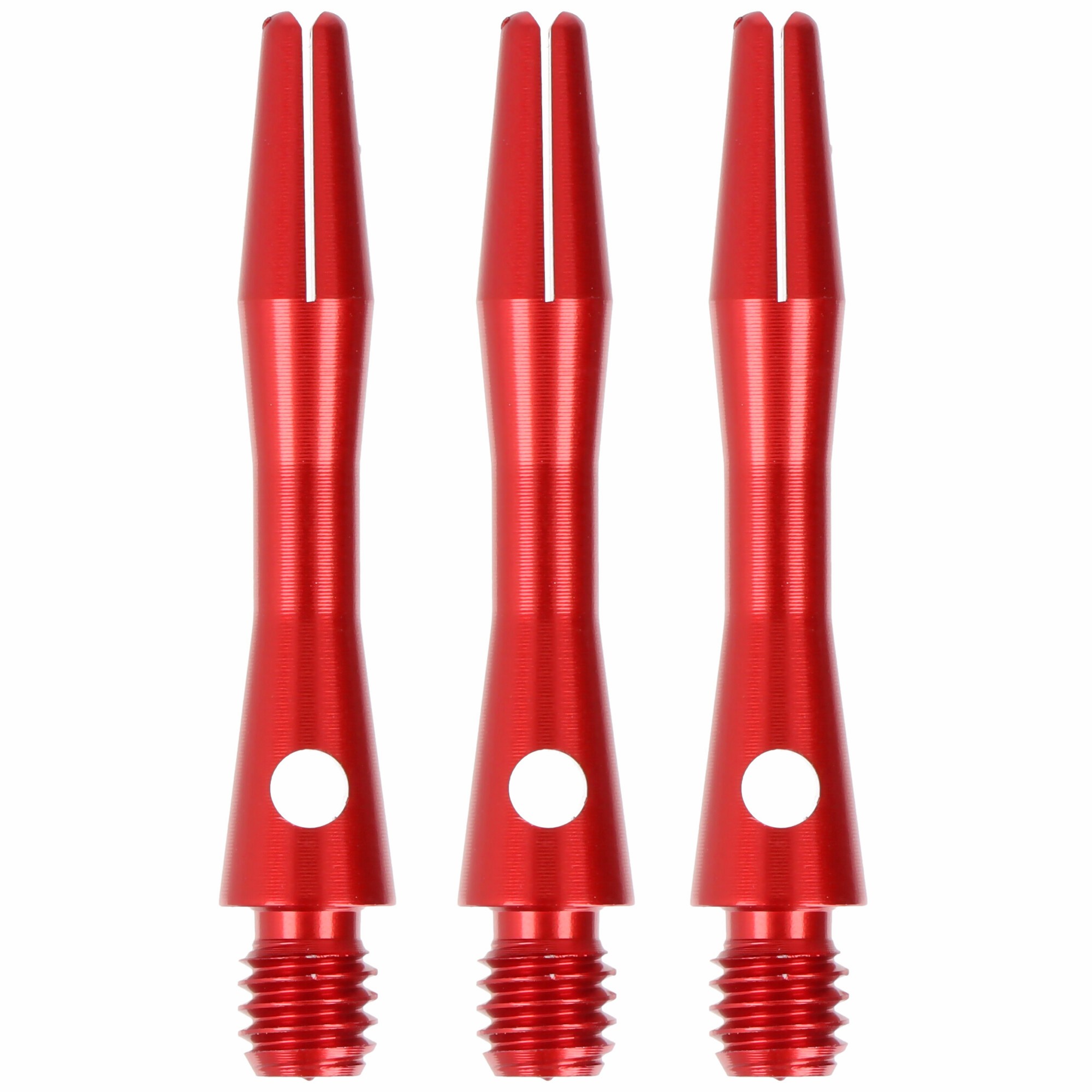 Aluminium Dart Shaft rot, Extra Short, 3 Stück 1 Aluminium Dart Shaft rot