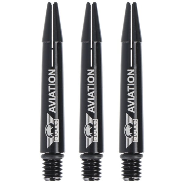 Aluminium Dartshaft Aviation schwarz