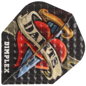 Dimplex Dart Flights 3fach DARTS Schwarz