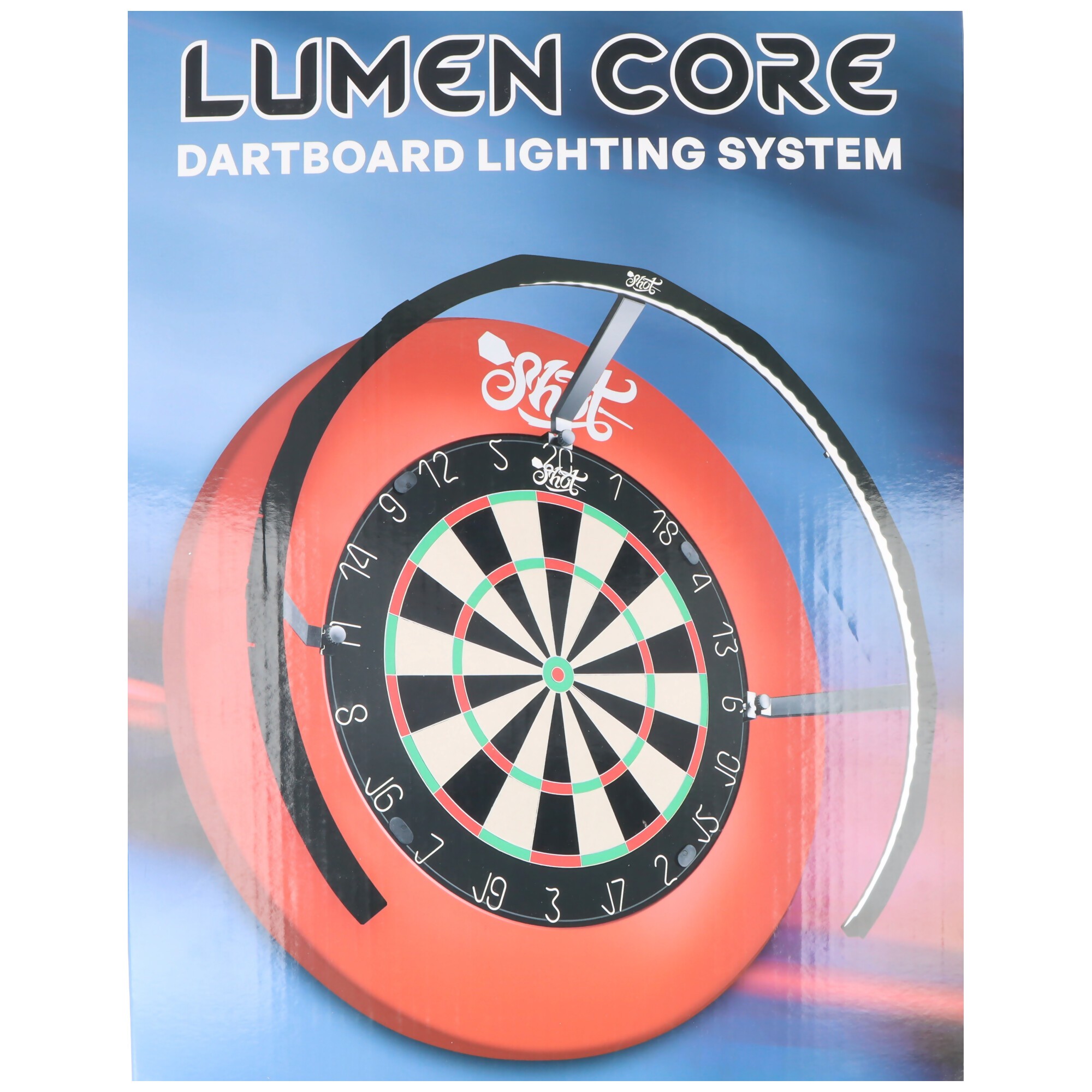Lumen Core Dartboard Licht System - die LED Beleuchtung 1 Lumen Core Dartboard Licht System - die LED Beleuchtung