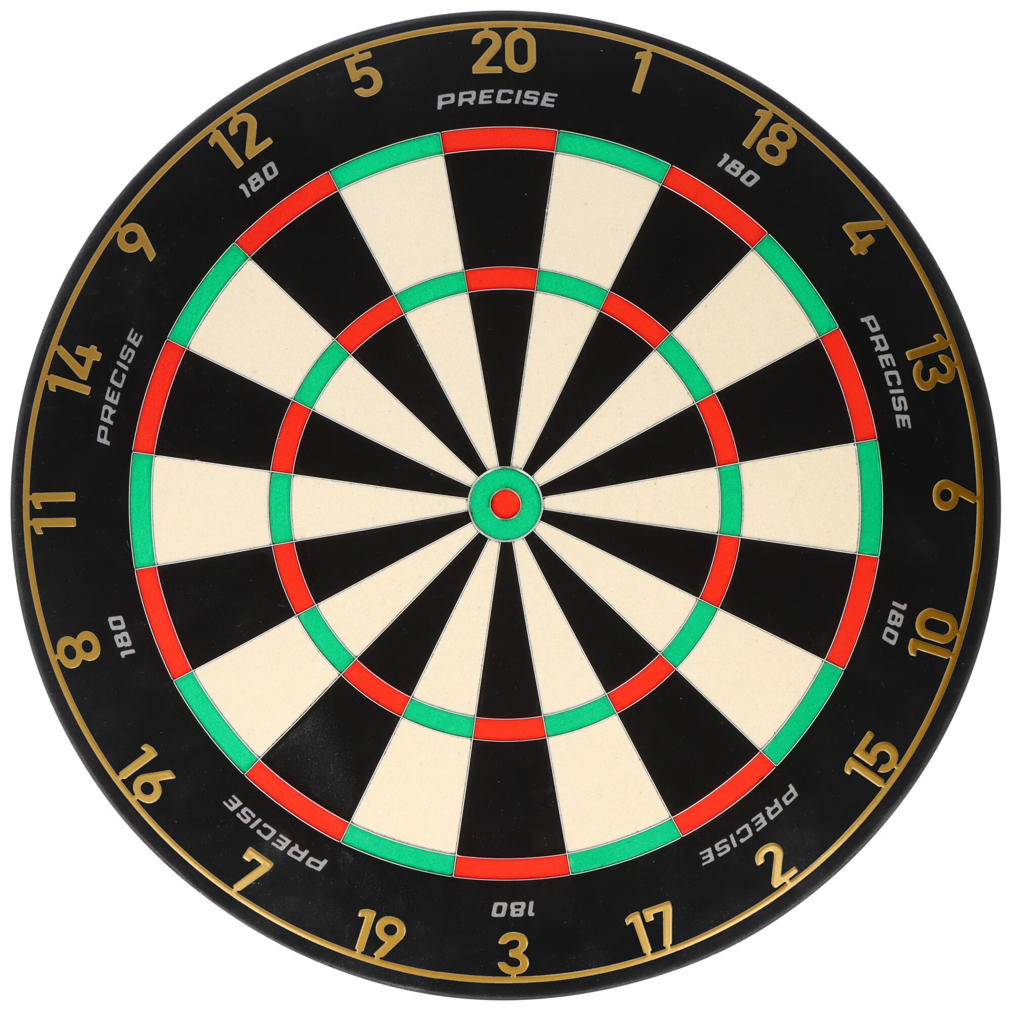 Precise180 Endorphine Dartboard, mit 5 Zahlenringen, mit Magnethalter, ONE1099 1 Precise180 Endorphine Dartboard