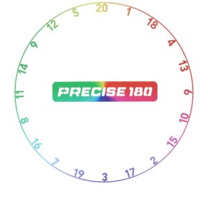 Precise180 Zahlenring OnePiece Spectrum aus einem Stück