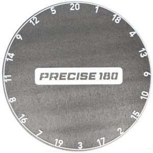 Precise180 Zahlenring OnePiece classic weiß aus einem Stück