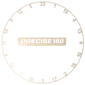 Precise180 Zahlenring OnePiece ivory sisal aus einem Stück