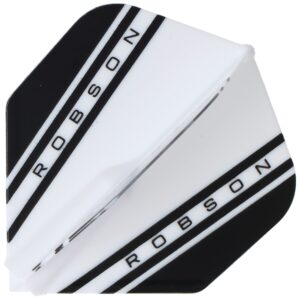 ROBSON PLUS V Dart Flights weiss