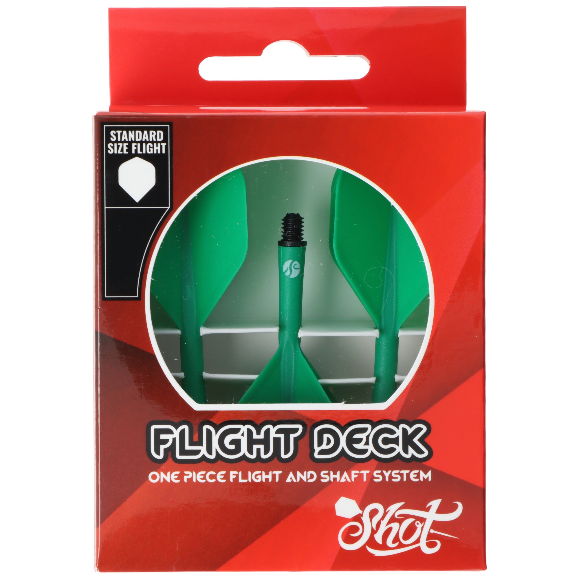 Shot Dart Flight und Shaft