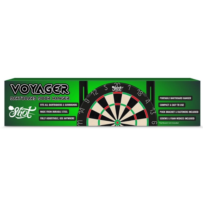 Shot Voyager Dartboard Türhalter, Hanger for Doors 1 Shot Voyager Dartboard Türhalter