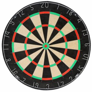 Sisal Dartboard BullOut mit Stahlkanten