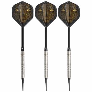Softdart silber schwarz Toa