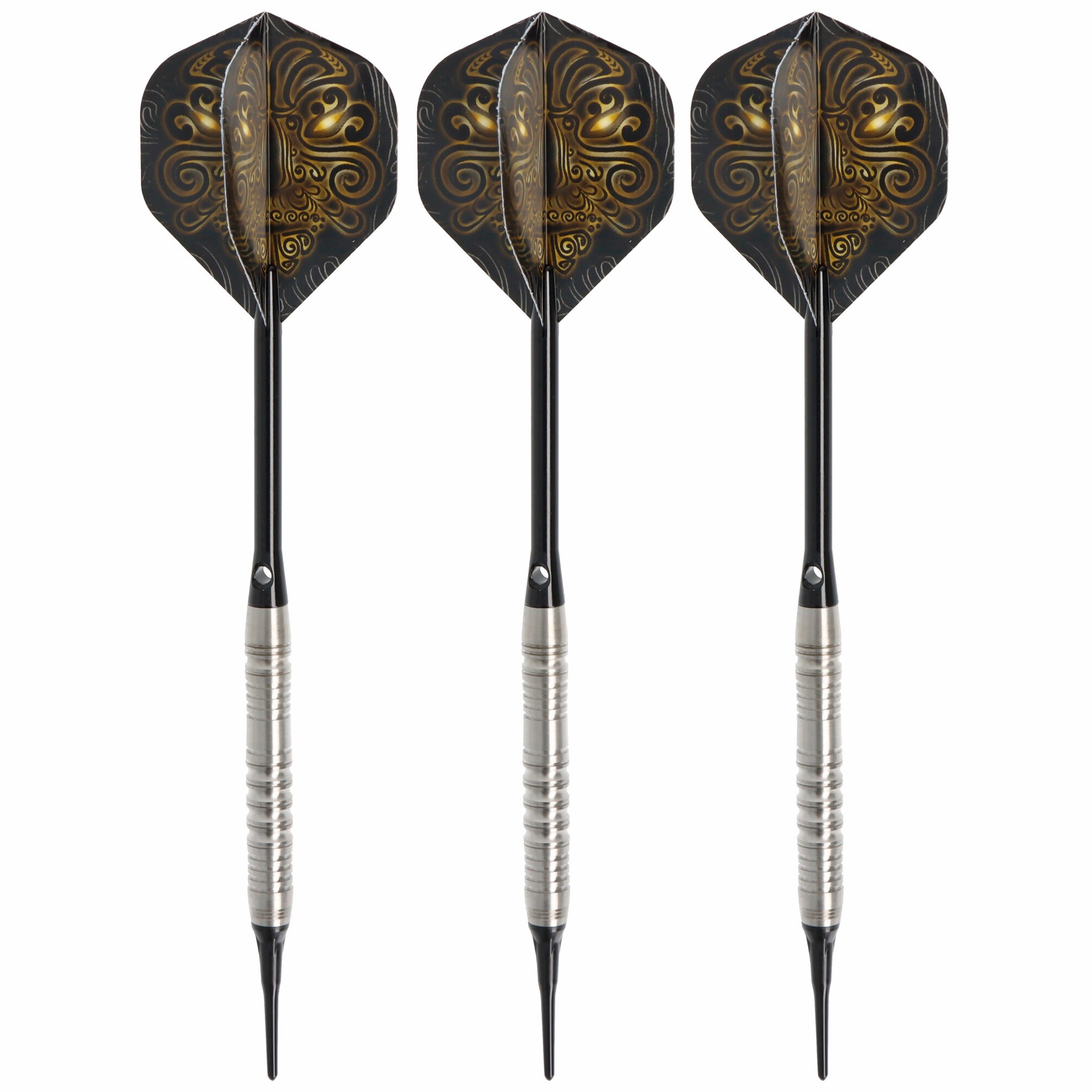 Softdart silber schwarz Toa