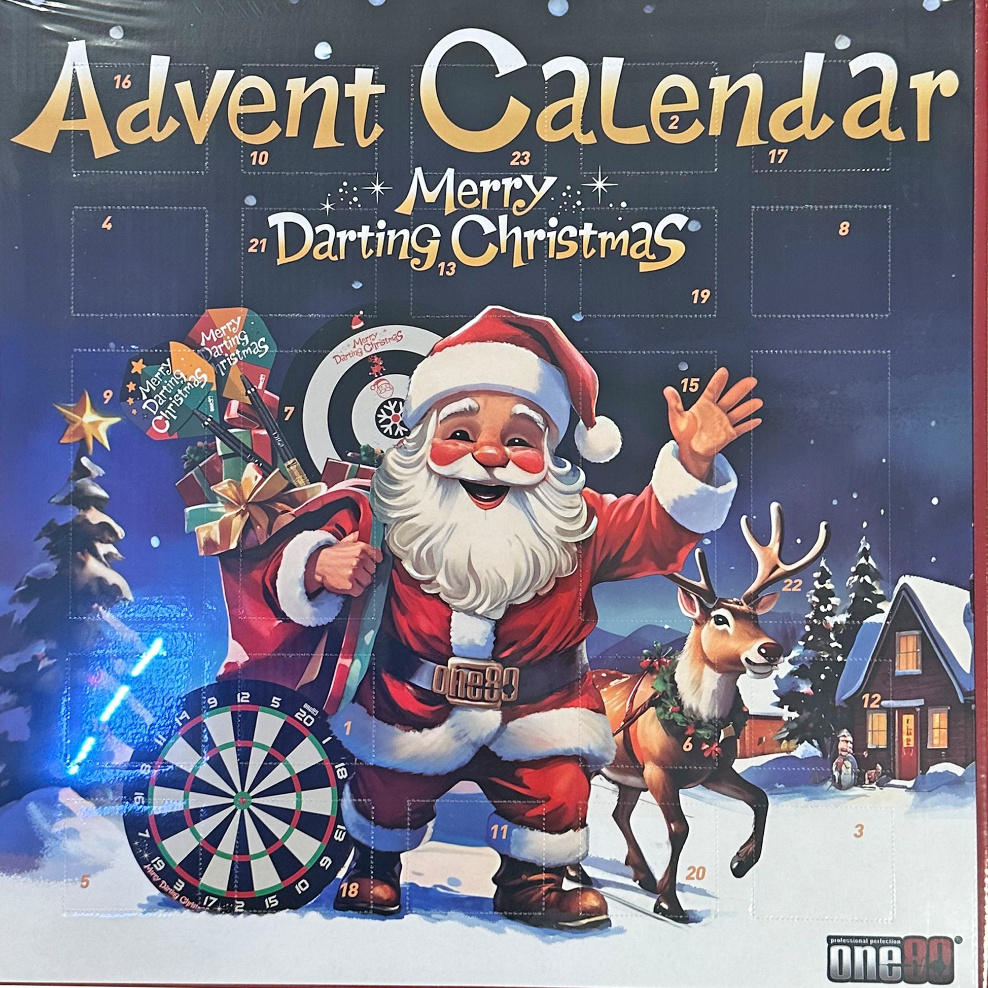 Steel Dart Adventskalender 23 Teile mit einfachem Dartboard 1 Steel Dart Adventskalender 23 Teile mit einfachem Dartboard