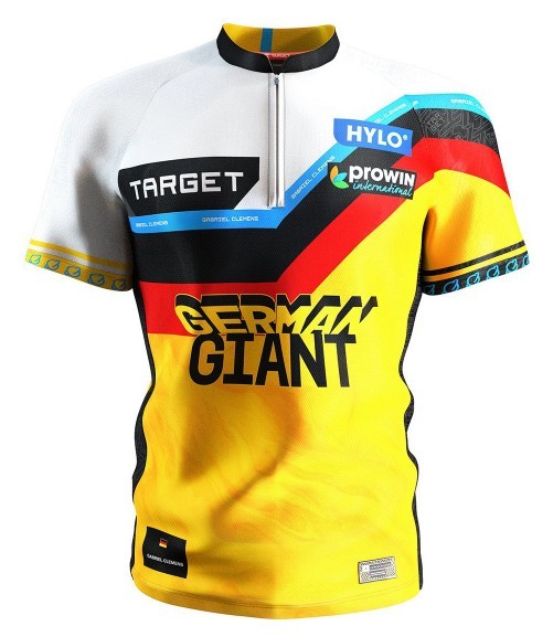 Target Gabriel Clemens Coolplay Collarless Trikot 2025, German Giant Dartshirt 1 Target Gabriel Clemens Coolplay Collarless Trikot 2025