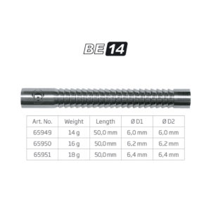 BULL'S BE-14 Soft Dart Barrel 16g - 1 Satz = 3 St?ck