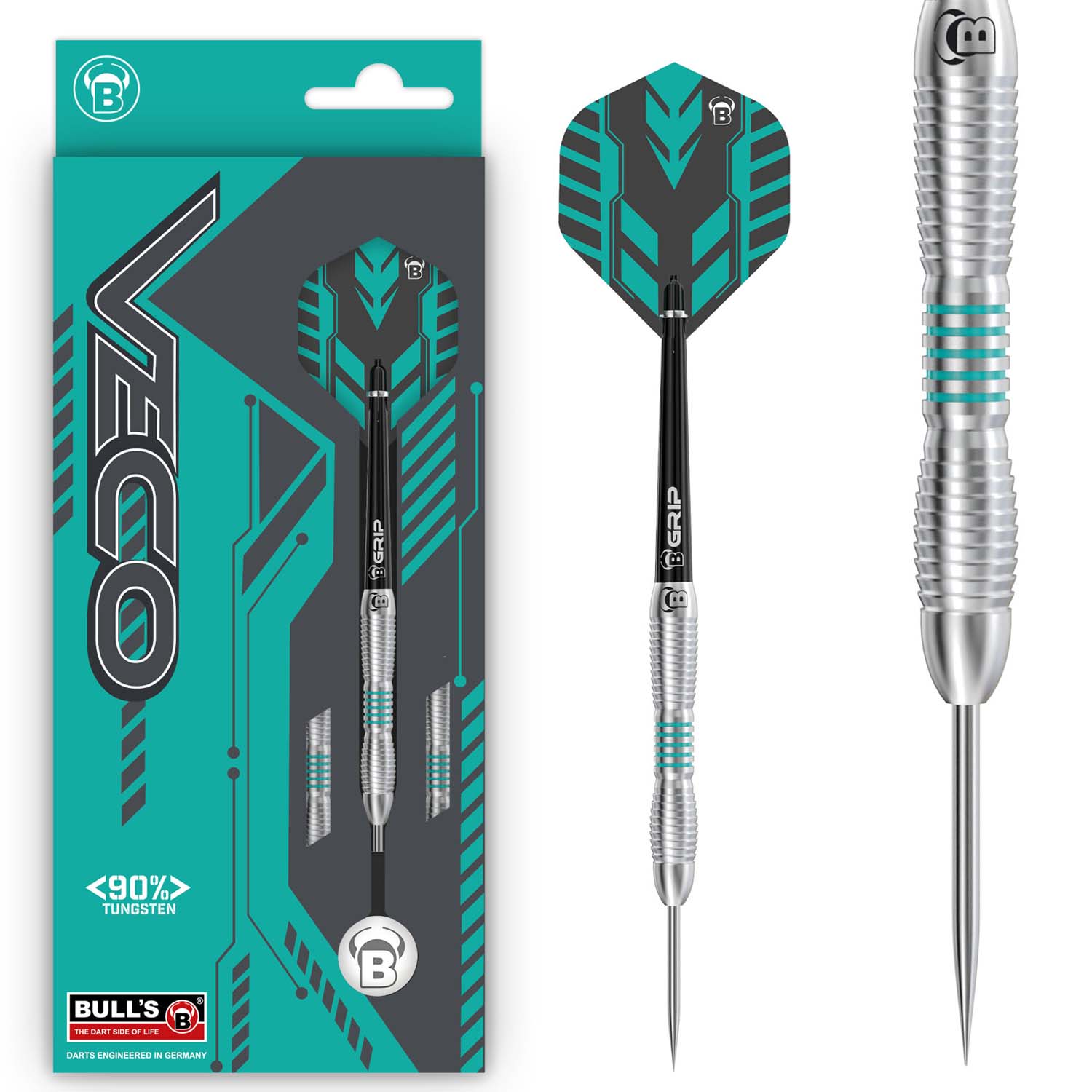 BULL'S Veco V1 Steeldarts 90% 23g 1 BULL'S Veco V1 Steeldarts 90% 25g
