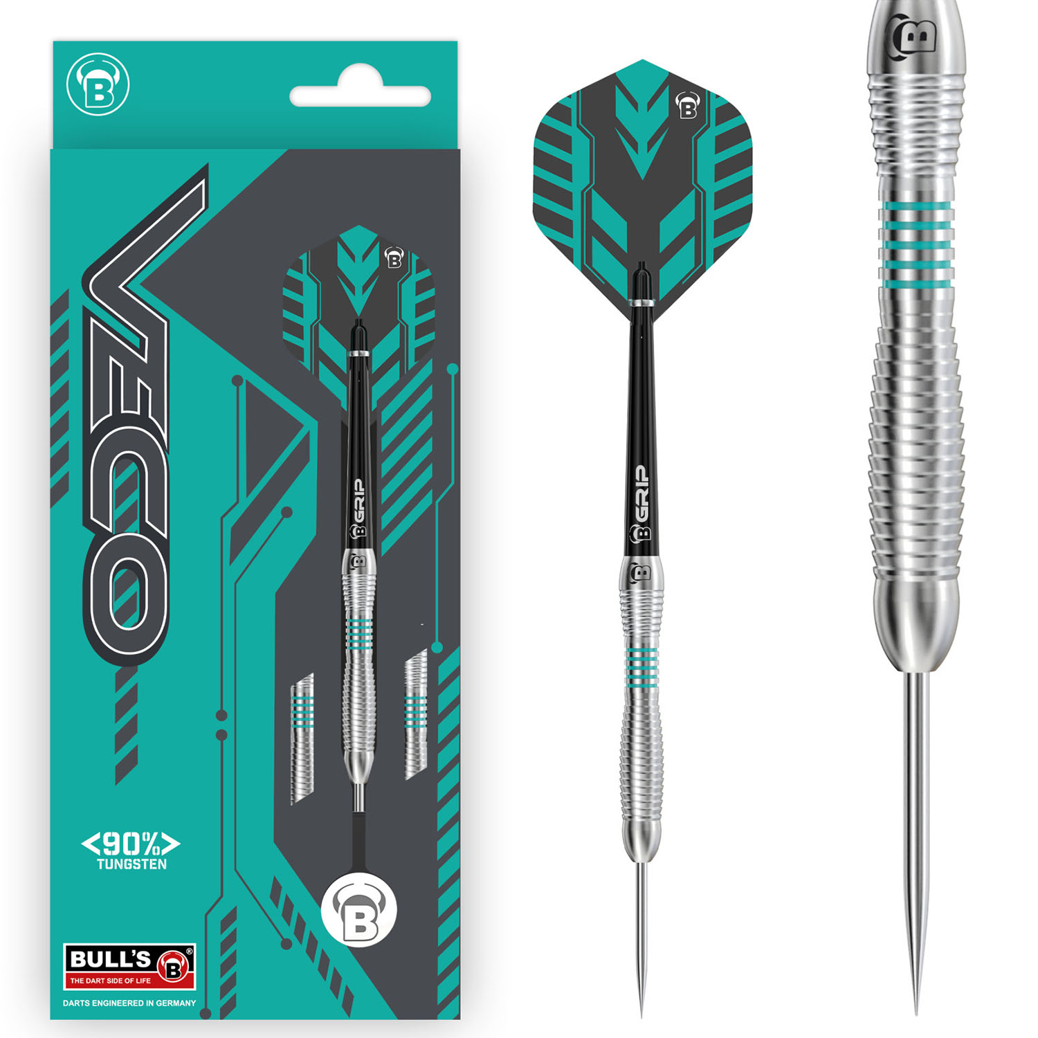 BULL'S Veco V3 Steeldarts 90% 23g 1 BULL'S Veco V3 Steeldarts 90% 23g
