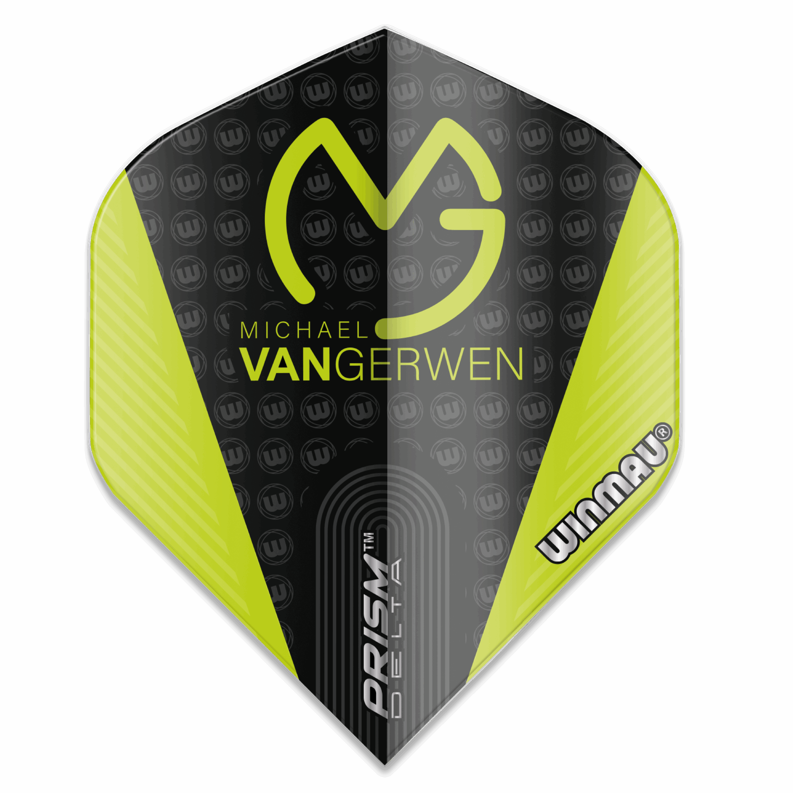 Dart Flights Winmau MvG PRISM DELTA schwarz-gr?n