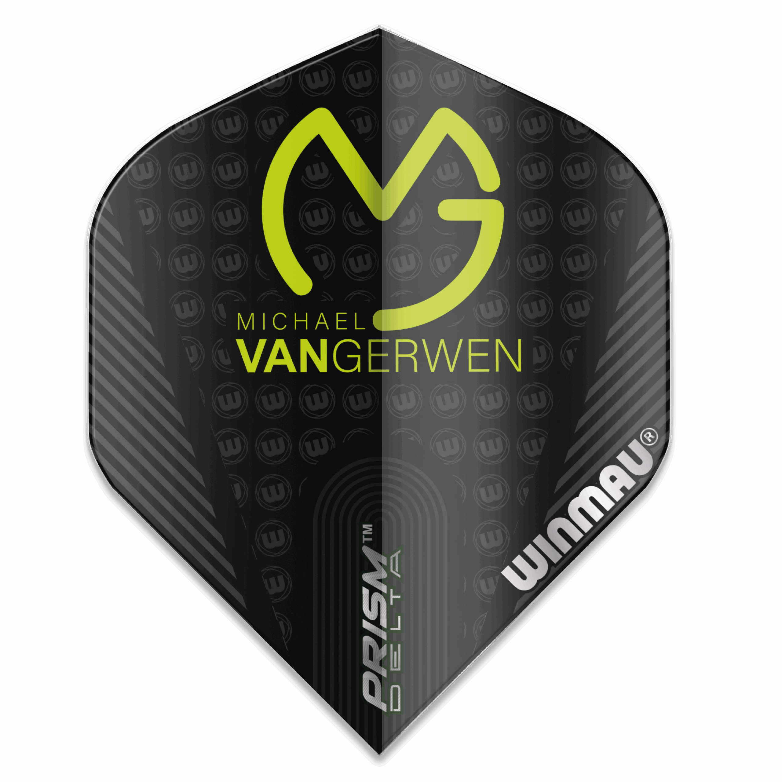 Dart Flights Winmau MvG PRISM DELTA schwarz