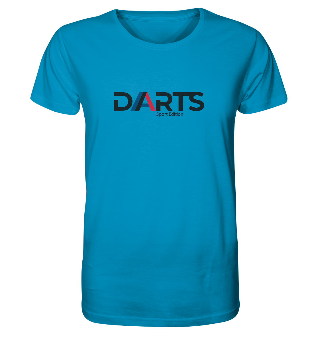 Darts Sport Edition T-Shirt azurblau XXL (2-XLarge)