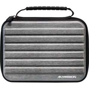 Mission ABS-4 Dartcase Metallic Silber f?r 4 Sets