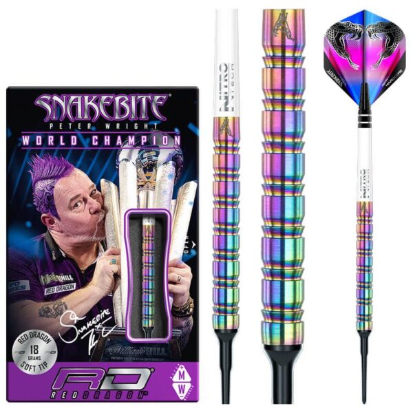 Peter Wright Snakebite 1 Softip - 18 gram 85% Tungsten alloy