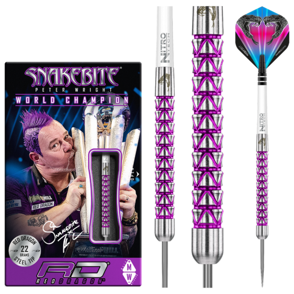 Peter Wright Vyper Steeldarts 22g oder 24g 22g