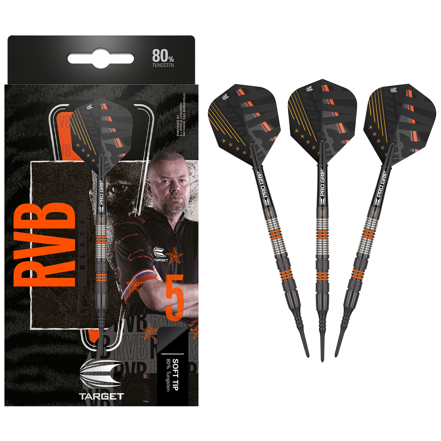 Raymond van Barneveld RVB Black Edition Softdart 18g 80%