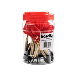 Softdarts Karella PVC 24 Stk. Rot und Schwarz