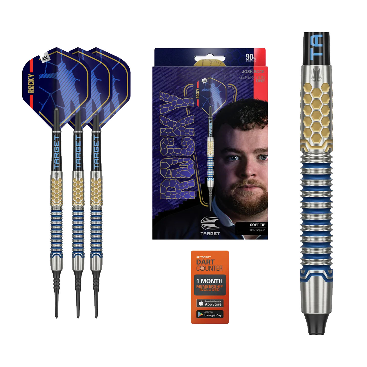 Target Josh Rock G1 SP Softdarts 90% 20g 1 Target Josh Rock G1 SP Softdarts 90% 20g