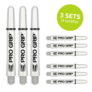 Target Pro Grip Schaft - Wei? - 3 Sets Medium 48 mm