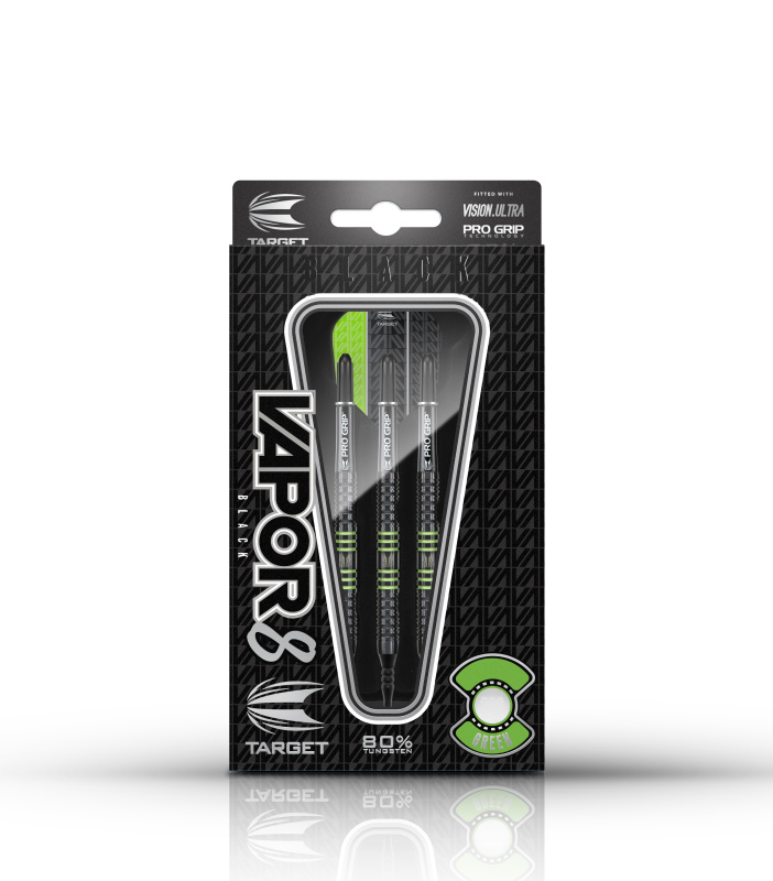 Target VAPOR8 Black 18g Softdarts gr?n