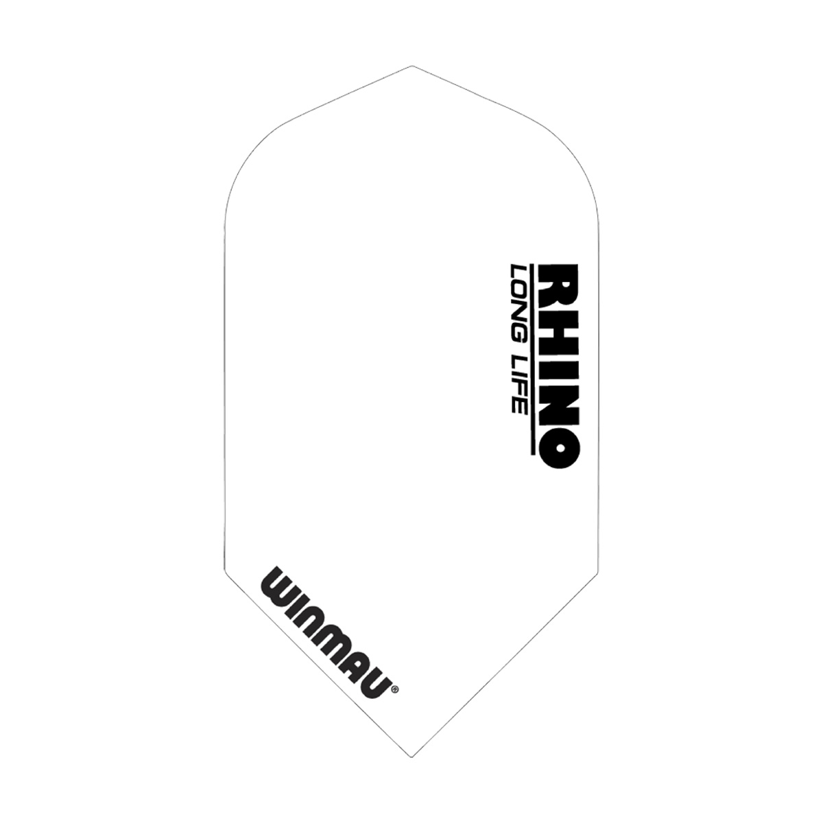 Winmau Rhino Slim White Flights
