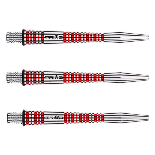 Winmau Triad RX Aluminium Rot Dart-Sch?fte - verschiedene L?ngen Medium