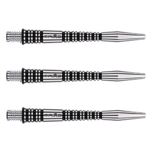 Winmau Triad RX Aluminium Schwarz Dart-Sch?fte - verschiedene L?ngen Medium